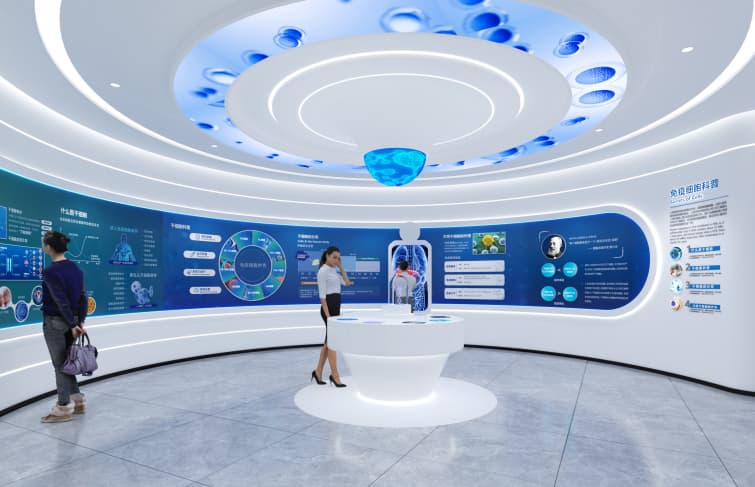 唯安细胞生物科技展厅